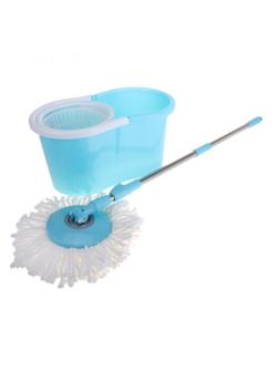 Набор: ведро с центрифугой, швабра, запасная насадка