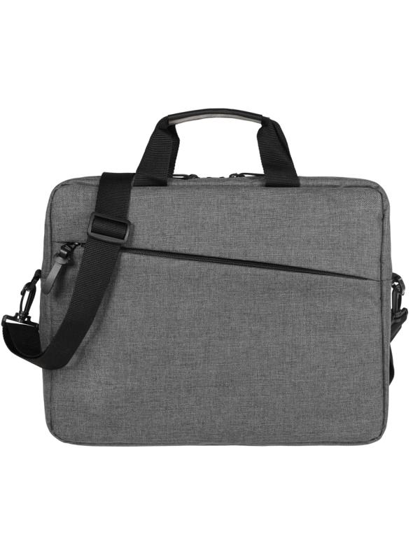 Сумка д/ ноутбука The First, серая, 38х30х8 см, 6836.10