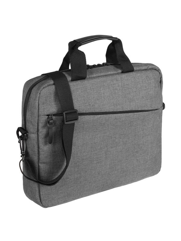 Сумка д/ ноутбука The First, серая, 38х30х8 см, 6836.10