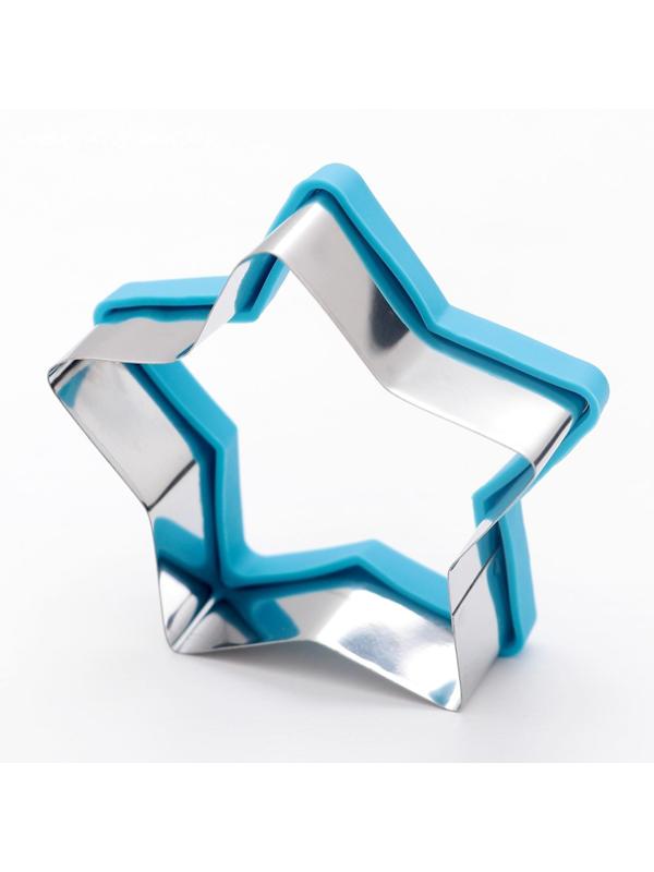 Набор форм для вырезания печенья Доляна «Фигурки», 4 шт, 8×2,5 см, цвет МИКС