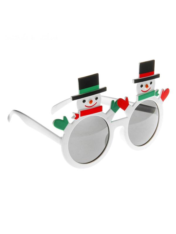 Карнавальные очки «Снеговик»