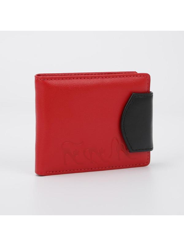 Кошелёк на магните, цвет красный