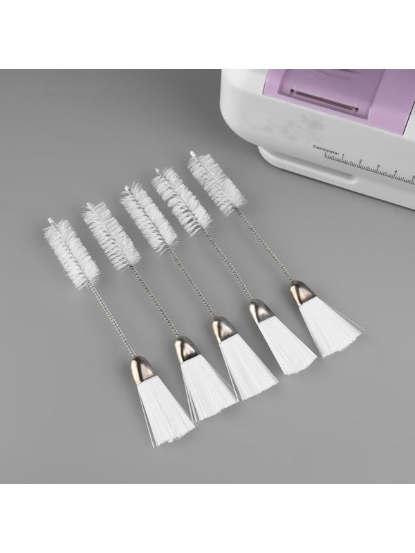 Набор двусторонних щёток для чистки швейной машины, 5 шт, 15 × 2 см