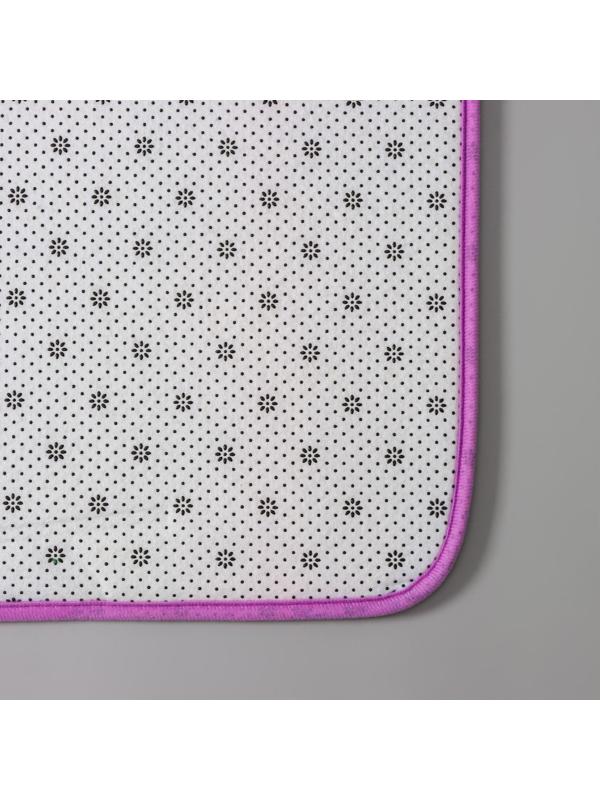 Коврик Доляна «Радужная волна», 40×59 см