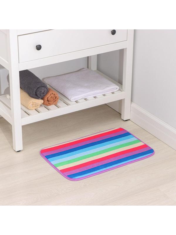 Коврик Доляна «Радужная волна», 40×59 см