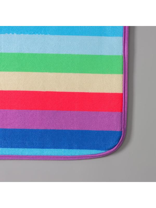 Коврик Доляна «Радужная волна», 40×59 см