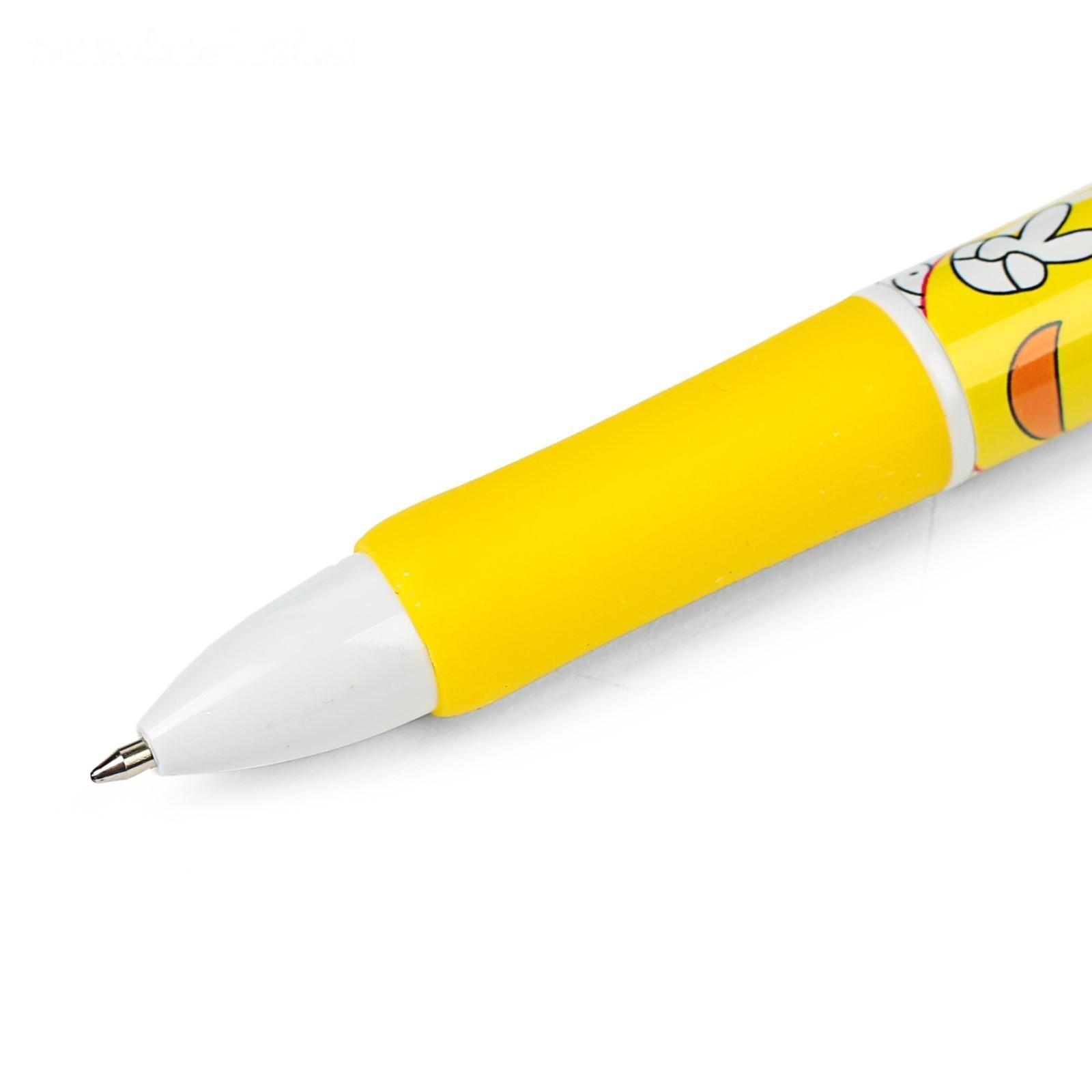 Ручка шариковая Calligrata, автоматическая, 4-х цветная, с рисунком, МИКС