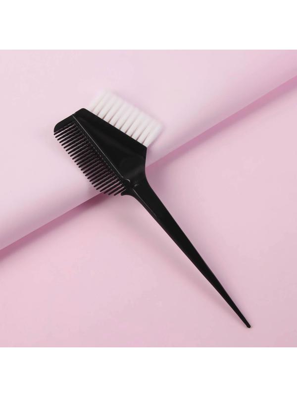Расчёска для окрашивания, 20,5 × 7 см, цвет чёрный