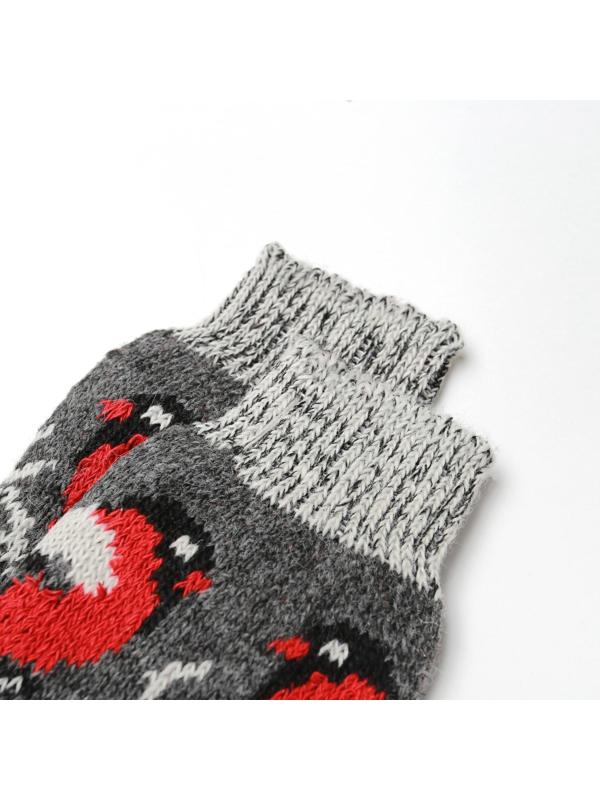 Носки женские шерстяные, цвет серый, размер 23