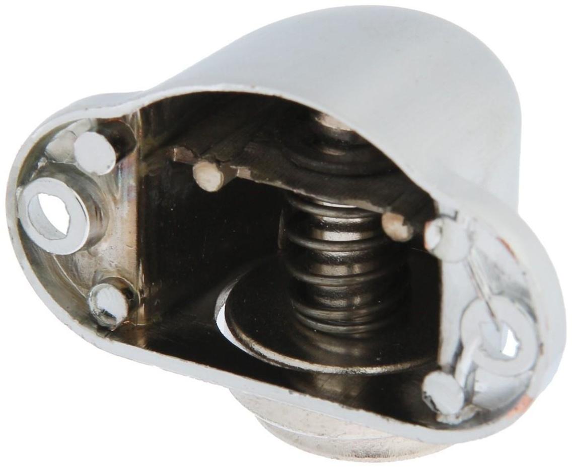 Упор дверной магнитный UM101CP, цвет хром