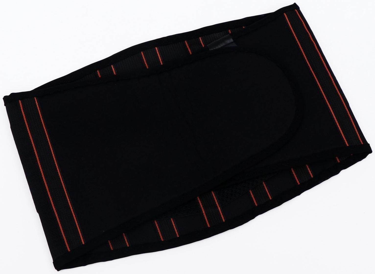 Корсет ортопедический НТ-Р-027, поясничный, жёсткий, чёрный, размер M (75-100)