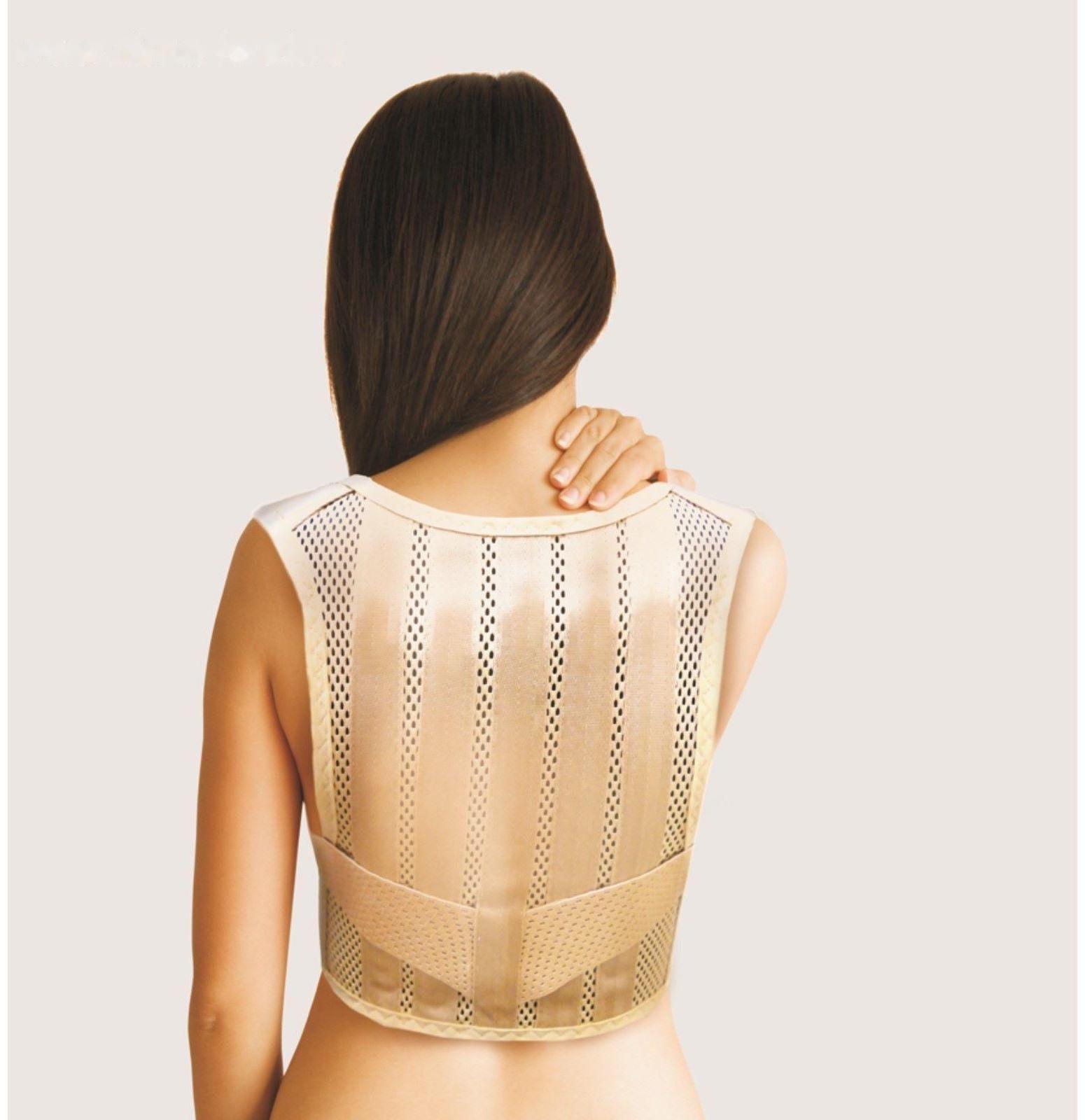 Корректор осанки НТ-КР-012, полужёсткий, 4 ребра, размер XL, цвет бежевый