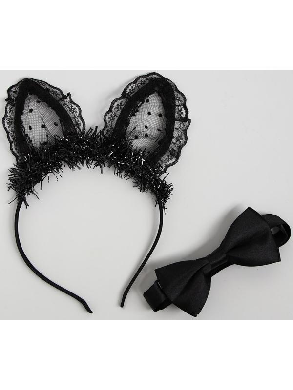 Карнавальный набор «Киска», бабочка, ушки