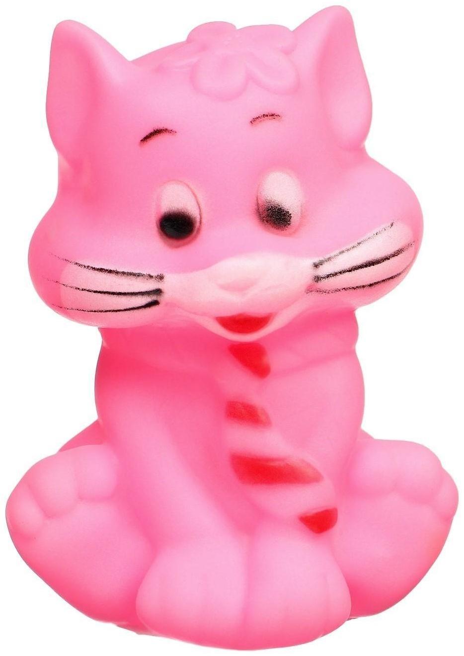 Игрушка для ванны «Котик», с пищалкой, цвет МИКС
