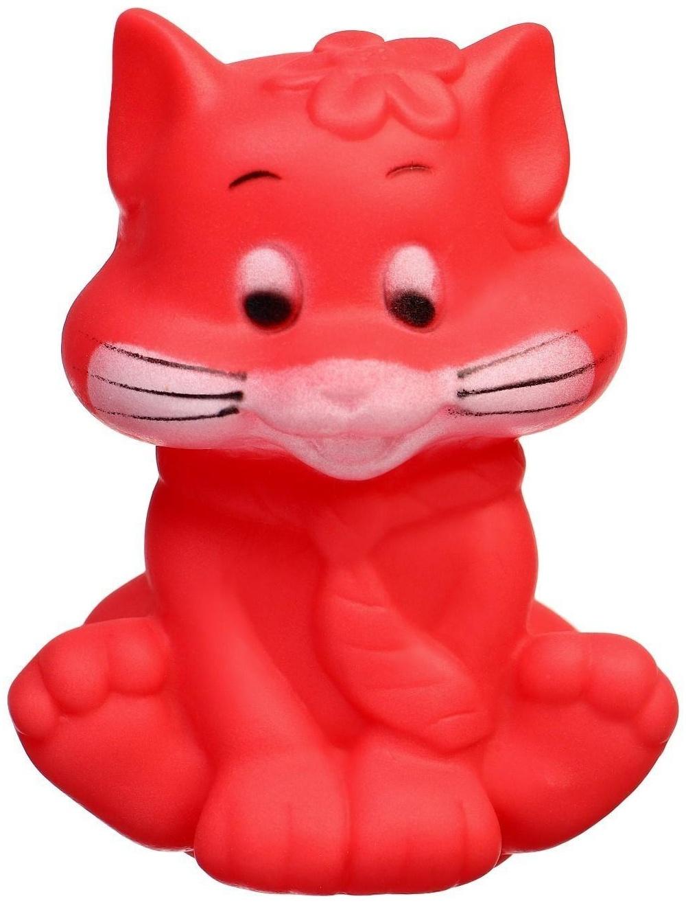 Игрушка для ванны «Котик», с пищалкой, цвет МИКС