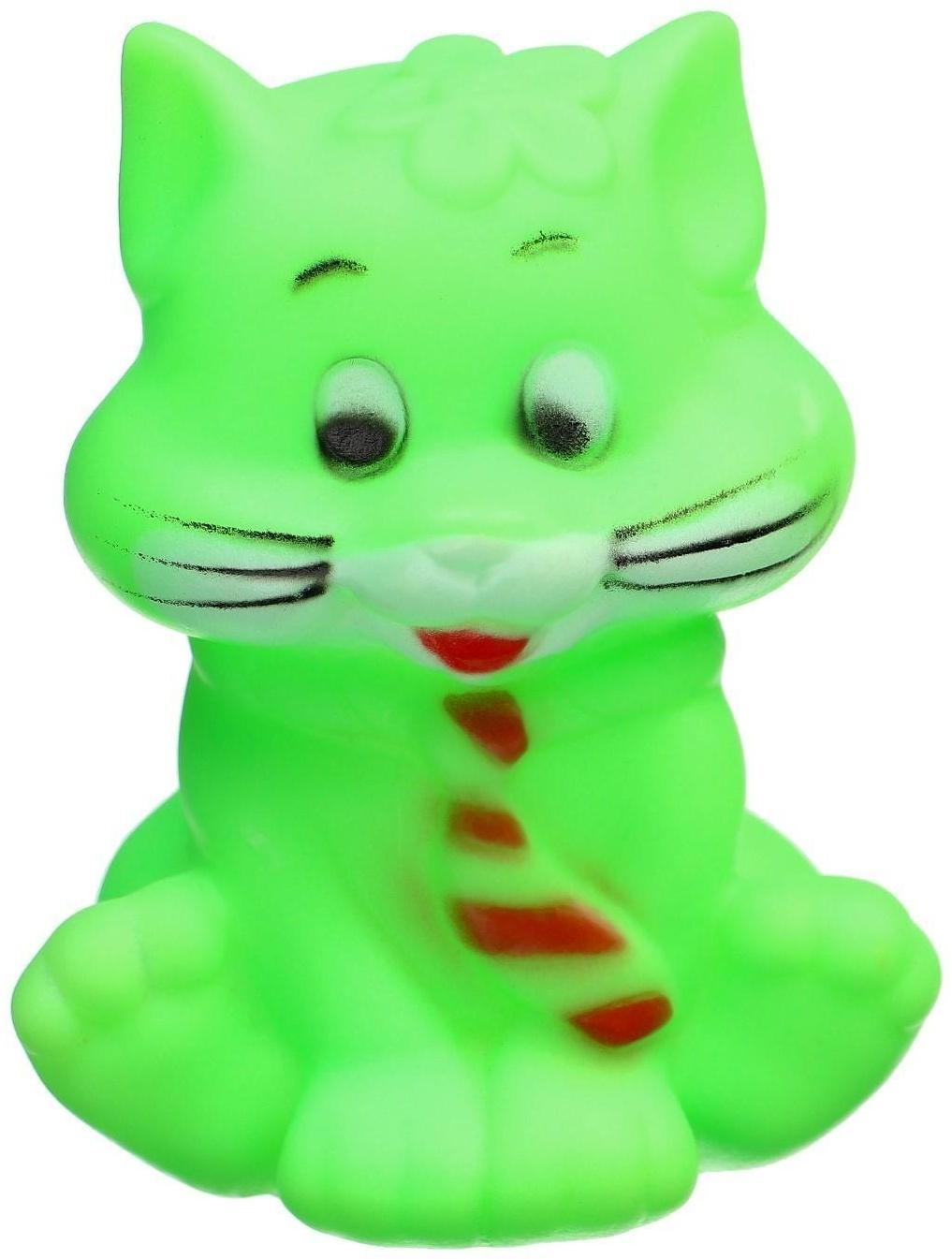 Игрушка для ванны «Котик», с пищалкой, цвет МИКС