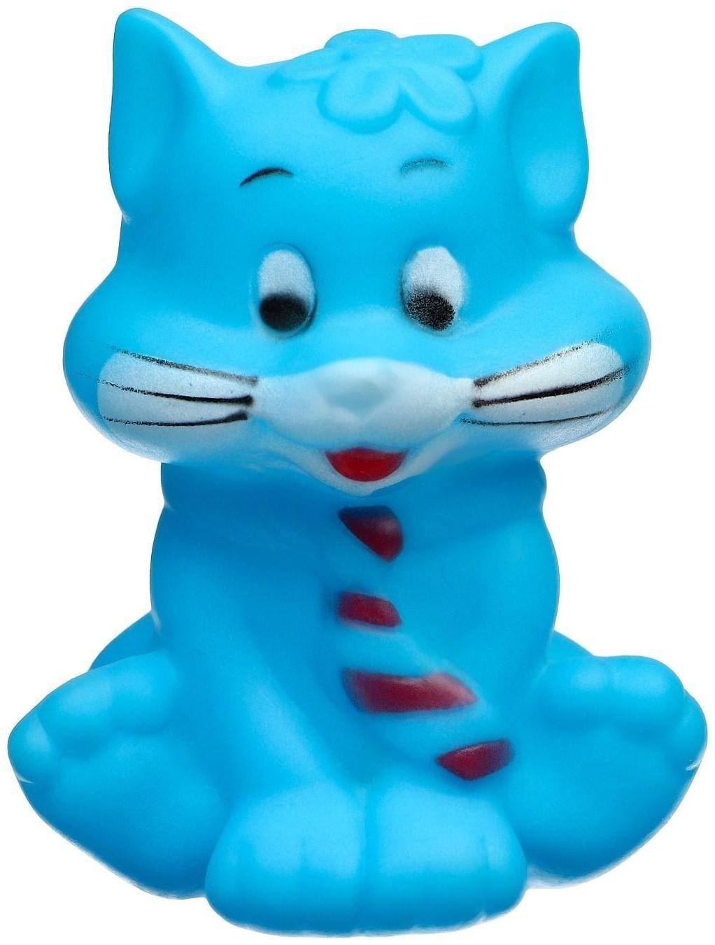 Игрушка для ванны «Котик», с пищалкой, цвет МИКС