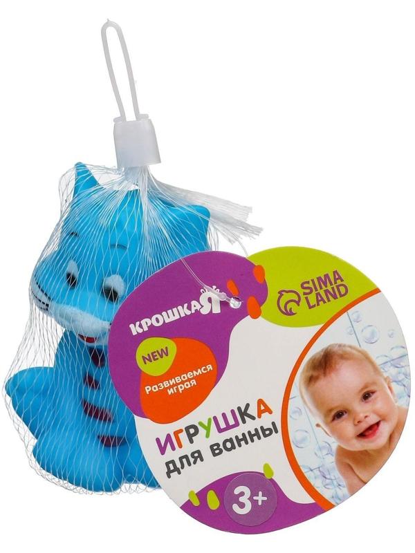 Игрушка для ванны «Котик», с пищалкой, цвет МИКС