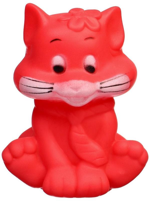Игрушка для ванны «Котик», с пищалкой, цвет МИКС