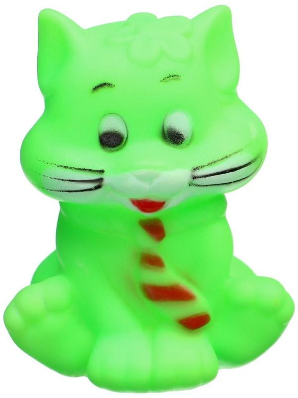 Игрушка для ванны «Котик», с пищалкой, цвет МИКС
