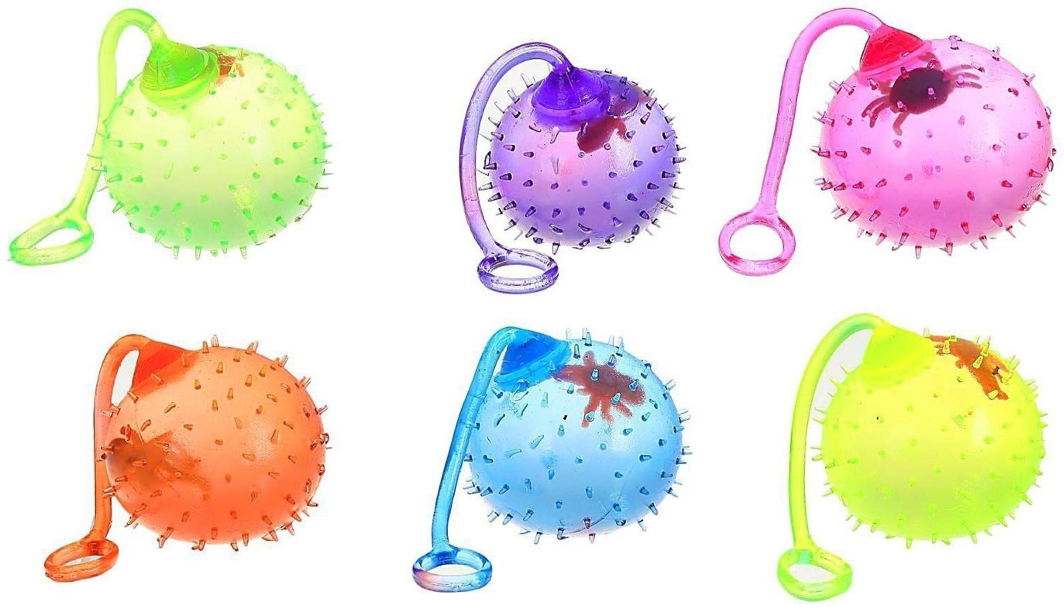 Мялка «Булава», с водой, внутри игрушка, цвета МИКС