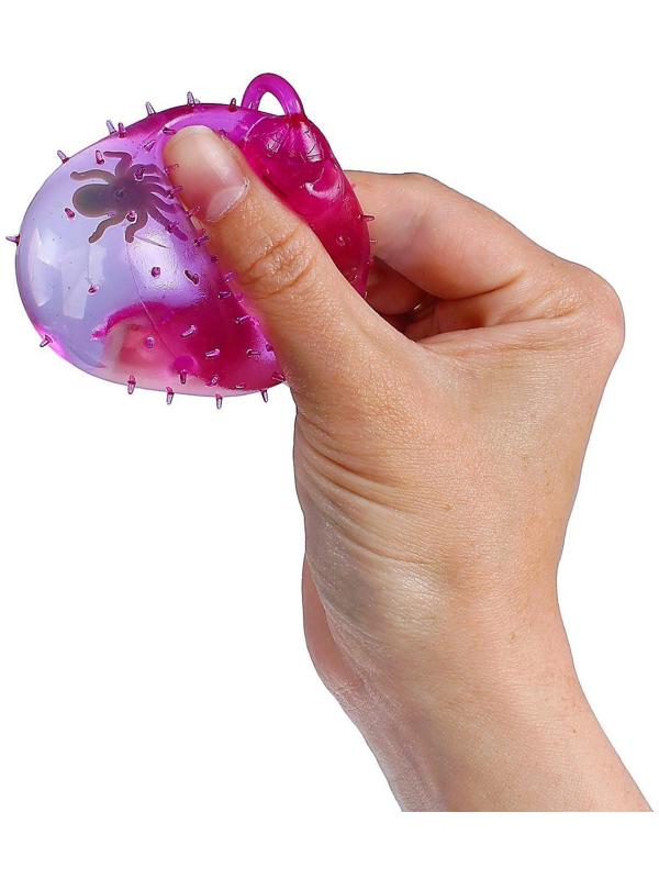 Мялка «Булава», с водой, внутри игрушка, цвета МИКС