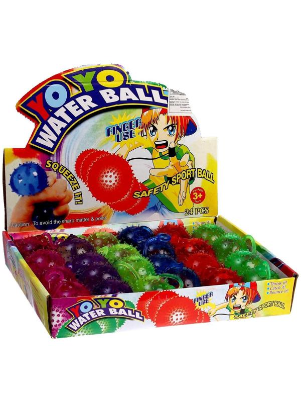 Мялка «Булава», с водой, внутри игрушка, цвета МИКС