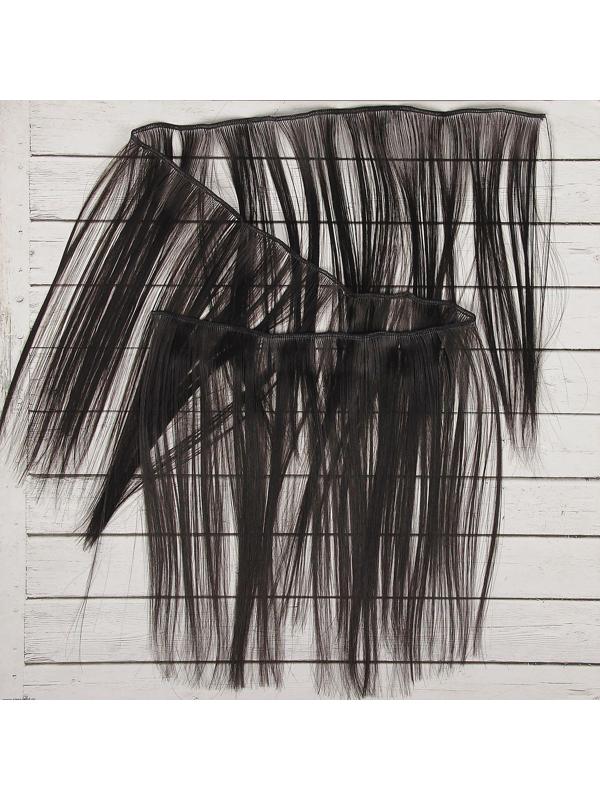 Волосы - тресс для кукол «Прямые» длина волос: 25 см, ширина:100 см, цвет № 1В