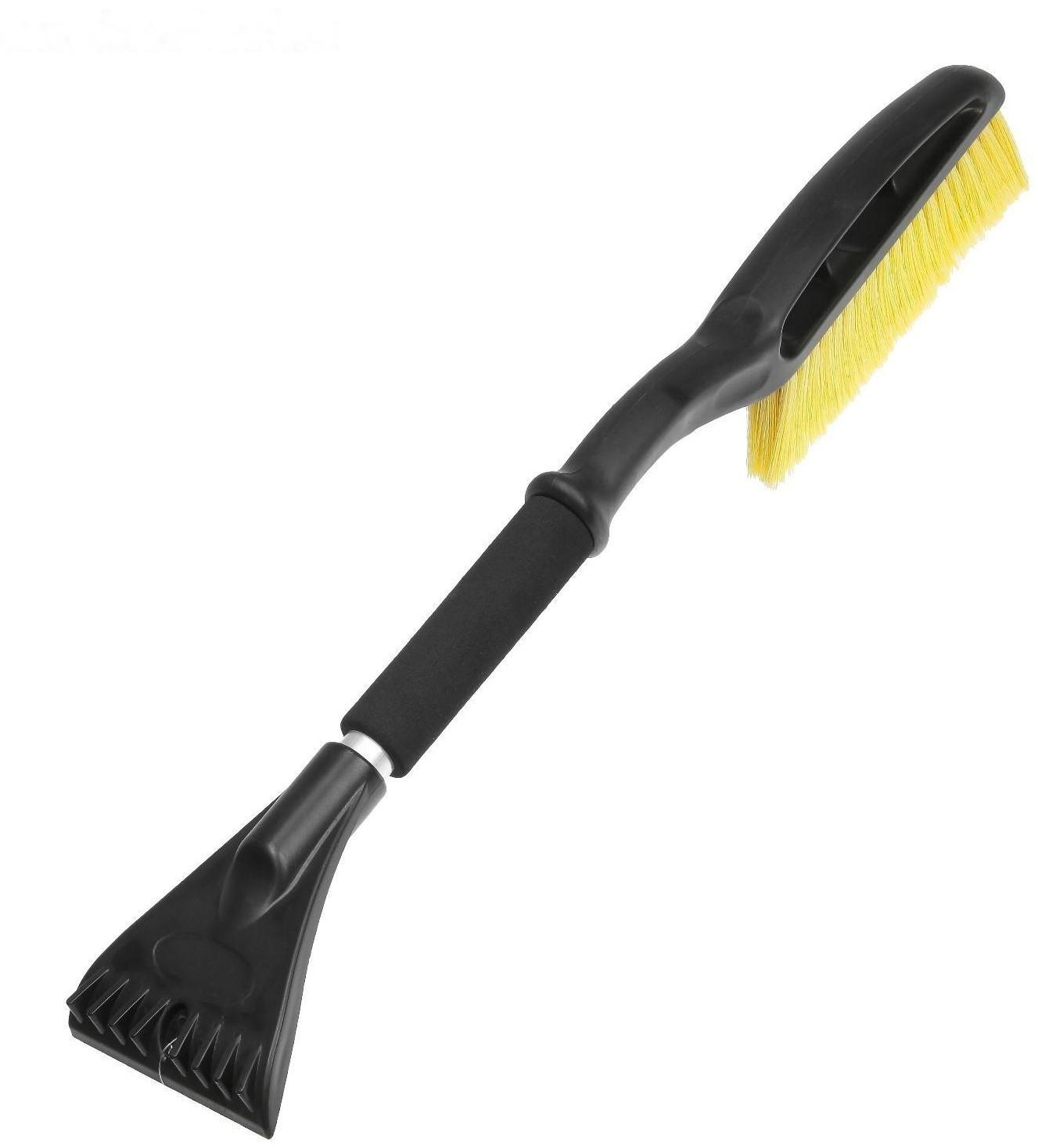 Щетка сметка TORSO, 61 см, со скребком, мягкая ручка