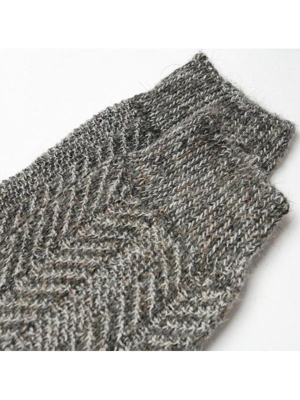 Носки женские шерстяные, цвет серый, размер 23