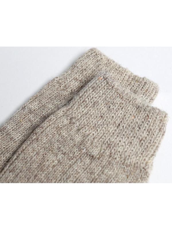 Носки женские шерстяные, цвет серый, размер 23