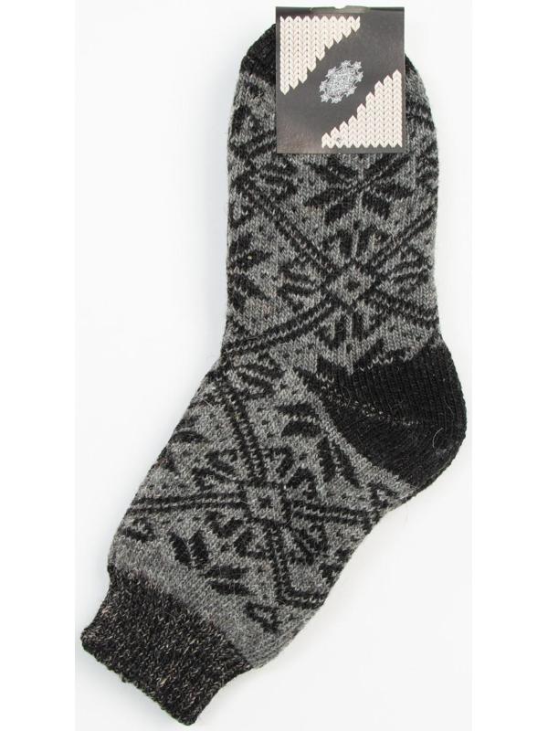 Носки мужские шерстяные, цвет серый, размер 27