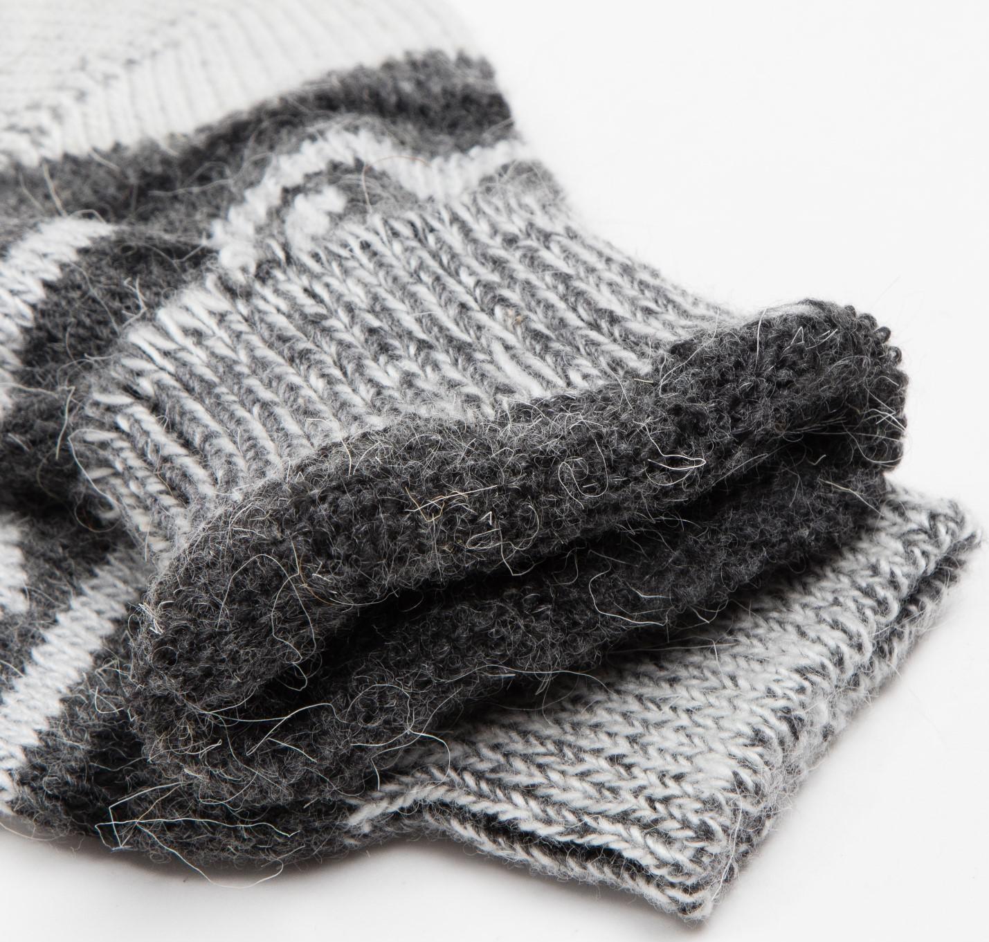 Носки мужские шерстяные, цвет серый, размер 25