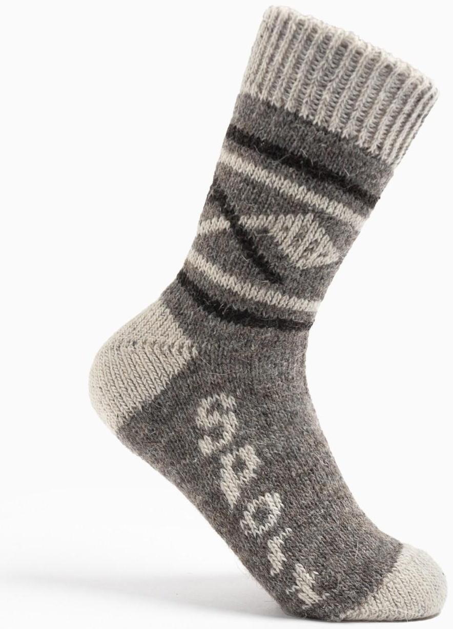 Носки мужские шерстяные, цвет серый, размер 25