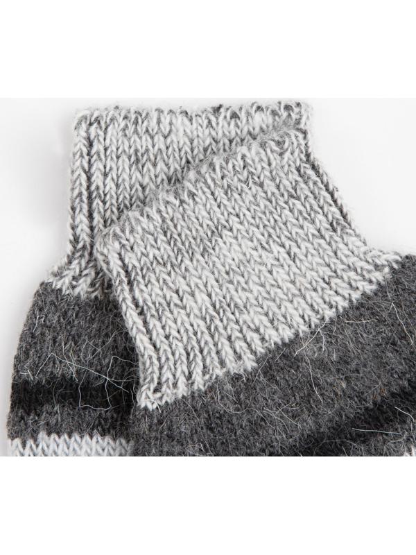 Носки мужские шерстяные, цвет серый, размер 25