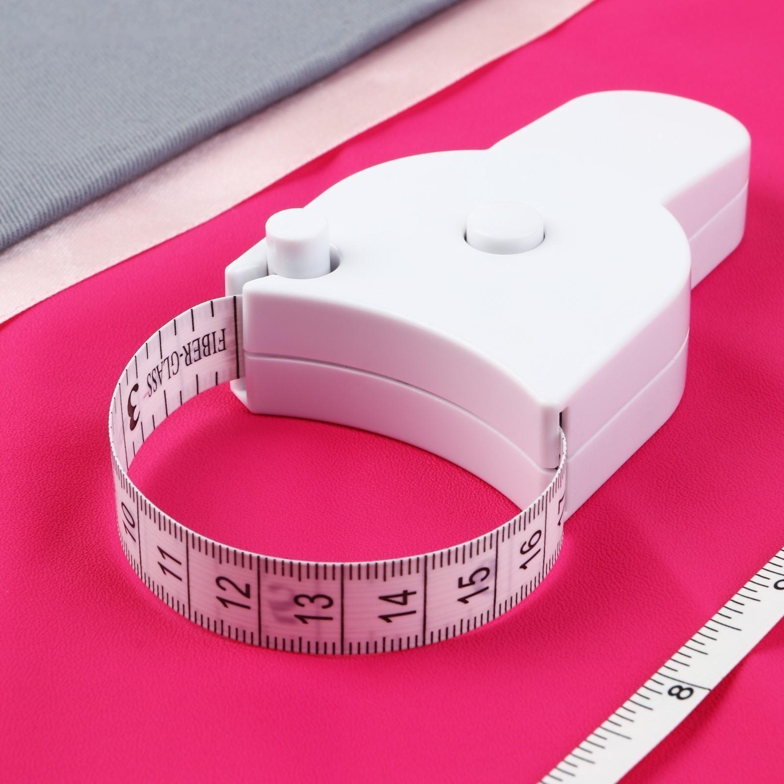 Рулетка для измерения объёмов тела портновская, 150 см (см/дюймы), цвет белый