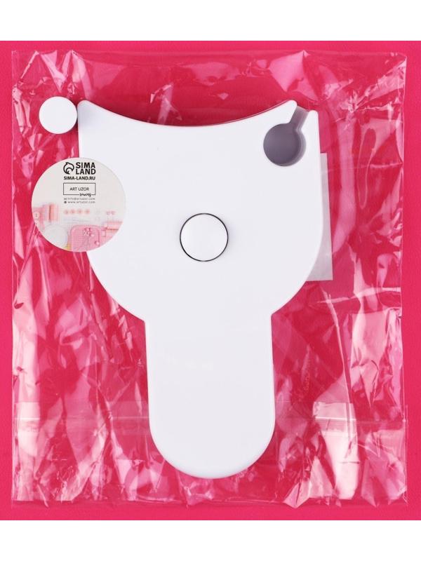 Рулетка для измерения объёмов тела портновская, 150 см (см/дюймы), цвет белый