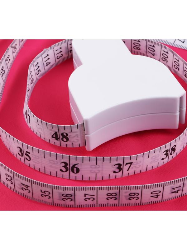 Рулетка для измерения объёмов тела портновская, 150 см (см/дюймы), цвет белый