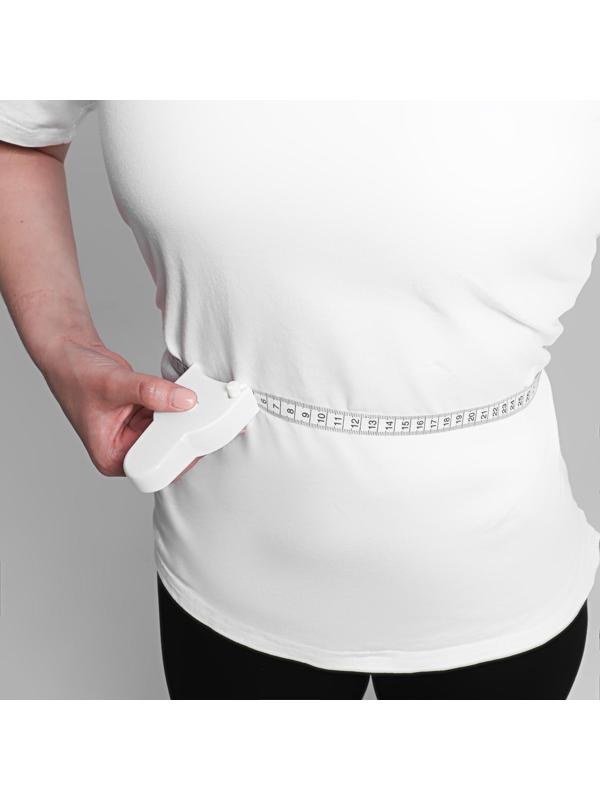 Рулетка для измерения объёмов тела портновская, 150 см (см/дюймы), цвет белый