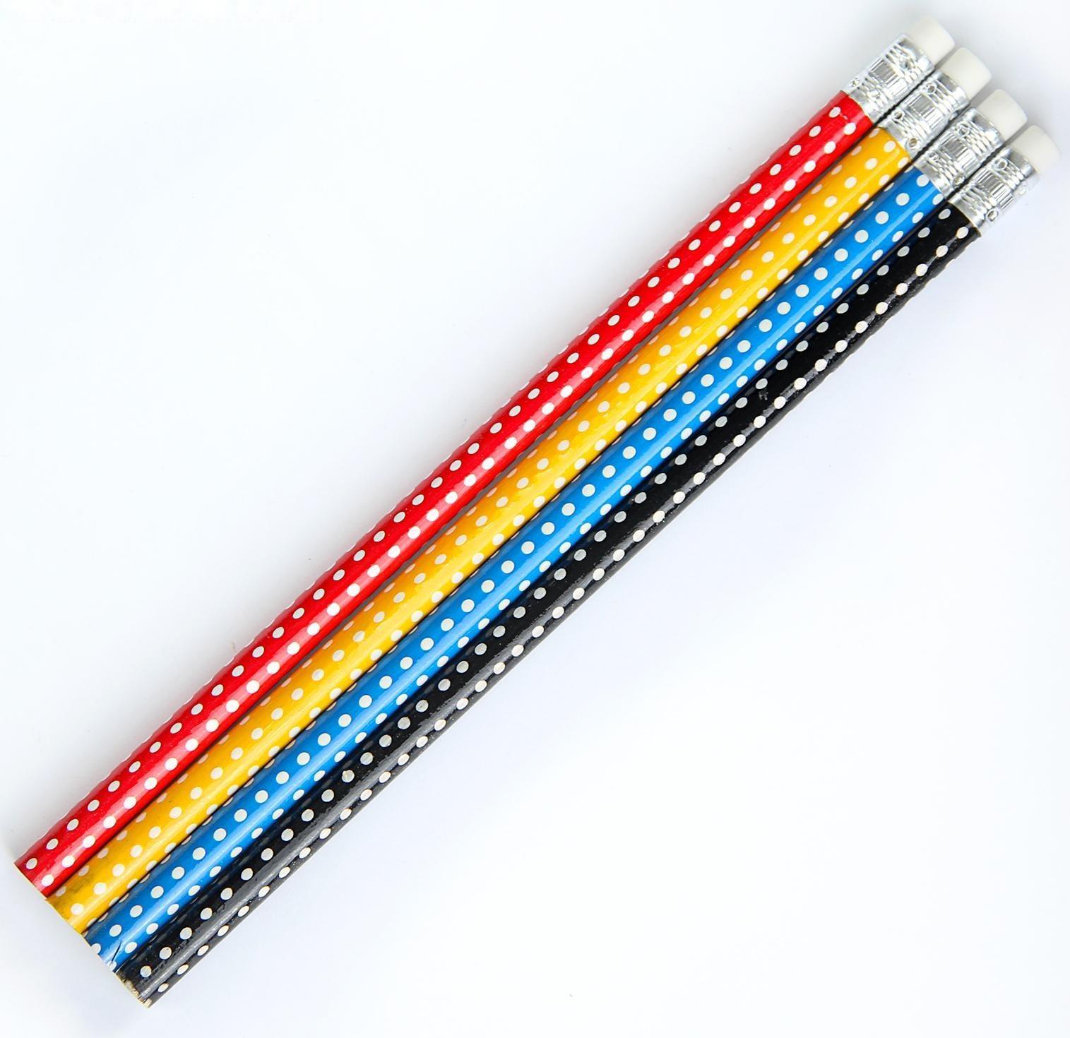 Карандаш чёрнографитный с ластиком 