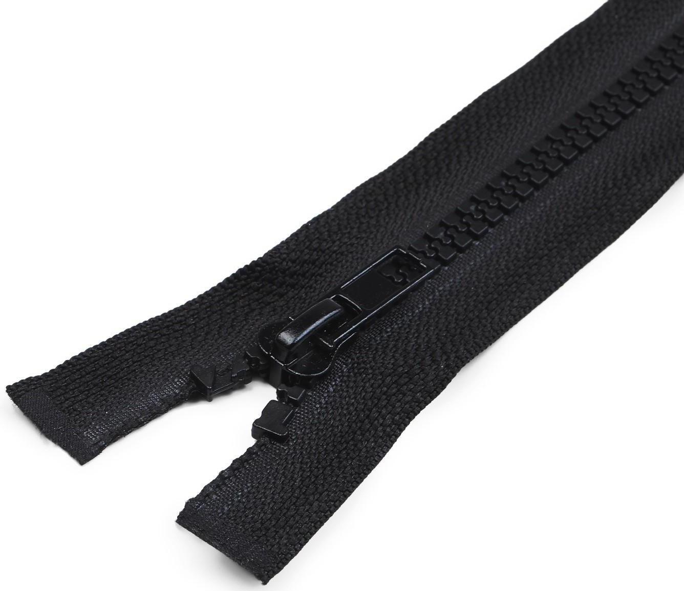 Молния «Трактор», №5, разъёмная, замок автомат, 60 см, цвет чёрный