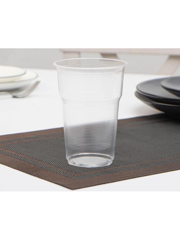 Стакан одноразовый «Факел», 500 мл, цвет прозрачный