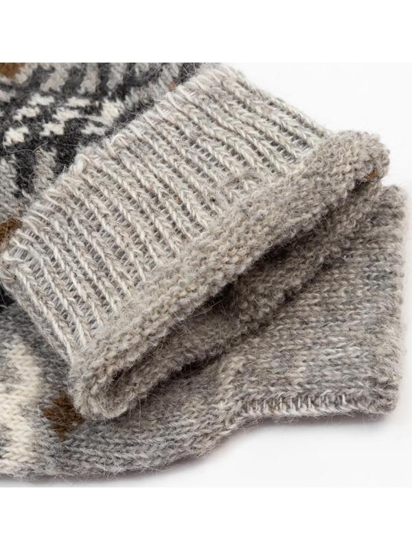 Носки мужские шерстяные, цвет серый, размер 29