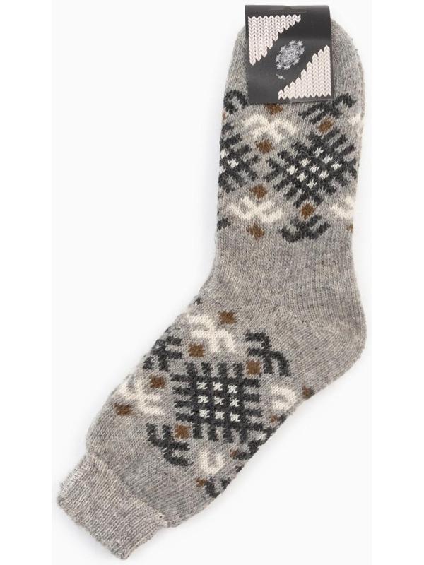 Носки мужские шерстяные, цвет серый, размер 29