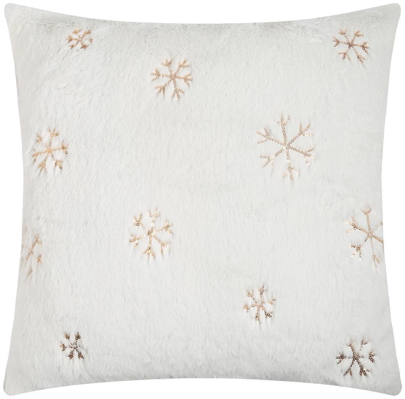 Наволочка декоративная Этель «Снежинка» золото 43 х 43 см, 100% п/э
