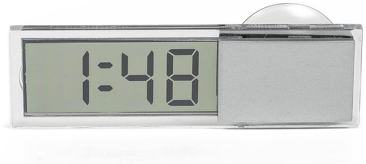 Часы автомобильные, внутрисалонные на присоске