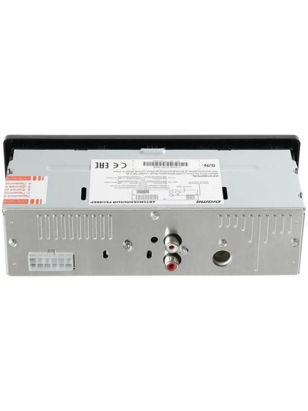 Автомагнитола Digma DCR-380B 1DIN, 4 x 45 Вт, USBx2, SD, AUX