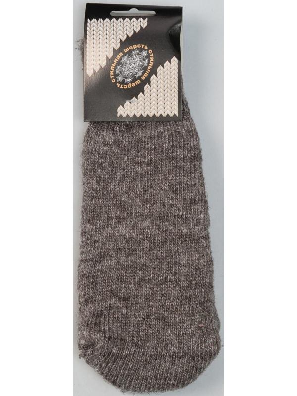 Варежки женские шерстяные, цвет серый размер 20-22