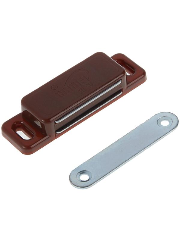 Магнит мебельный M003BR, 72х13, большой, коричневый