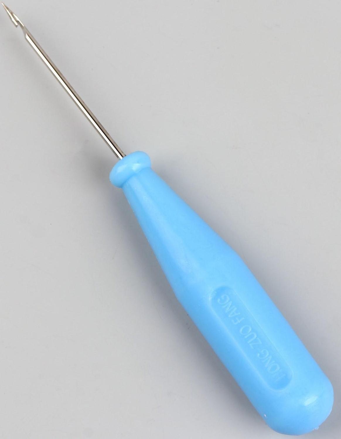 Шило швейное, с крючком, 13 × 2 см, цвет МИКС